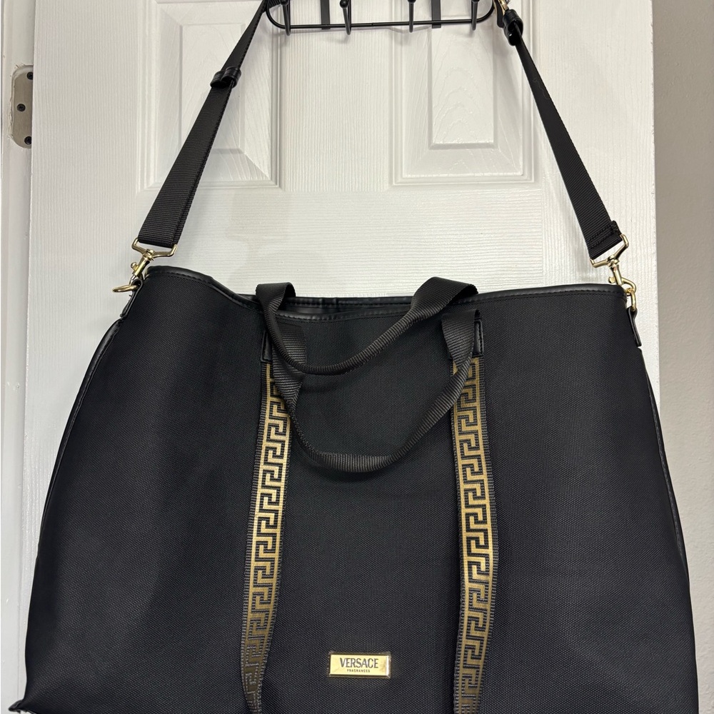 Versace Black and Gold Women's Bag 2 piece set